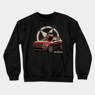 Jeep Compass JEEP White Star Crewneck Sweatshirt